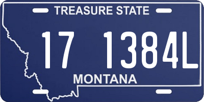 MT license plate 171384L
