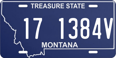 MT license plate 171384V