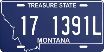 MT license plate 171391L