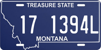 MT license plate 171394L