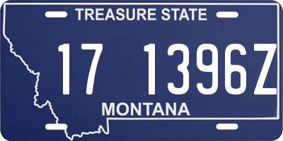MT license plate 171396Z