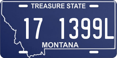 MT license plate 171399L