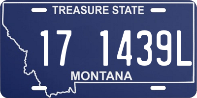 MT license plate 171439L