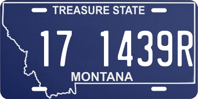 MT license plate 171439R