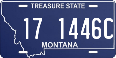 MT license plate 171446C
