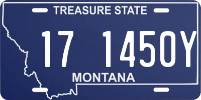 MT license plate 171450Y