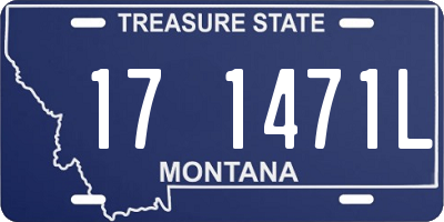 MT license plate 171471L