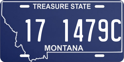 MT license plate 171479C