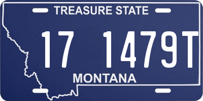 MT license plate 171479T