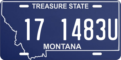 MT license plate 171483U