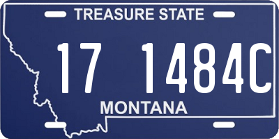MT license plate 171484C