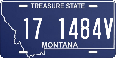MT license plate 171484V
