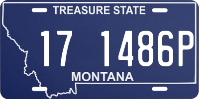 MT license plate 171486P