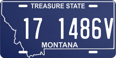 MT license plate 171486V