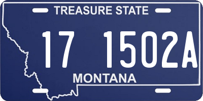MT license plate 171502A