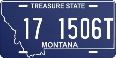 MT license plate 171506T