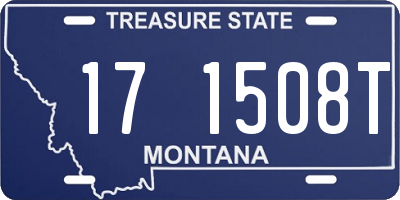 MT license plate 171508T