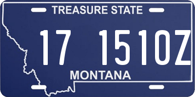 MT license plate 171510Z