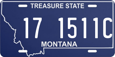 MT license plate 171511C