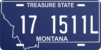 MT license plate 171511L