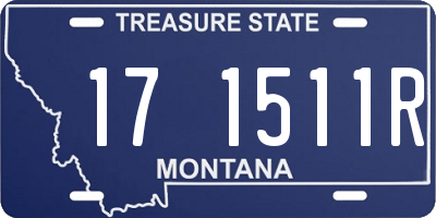 MT license plate 171511R