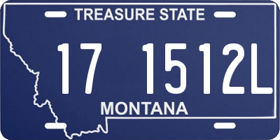 MT license plate 171512L