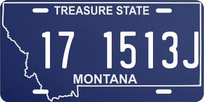 MT license plate 171513J
