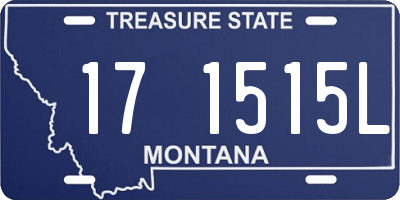 MT license plate 171515L
