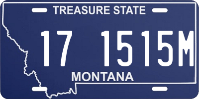 MT license plate 171515M