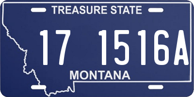 MT license plate 171516A