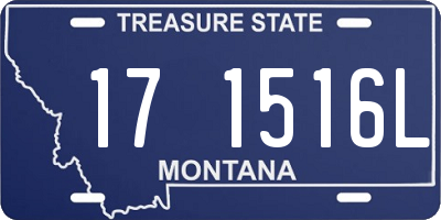MT license plate 171516L