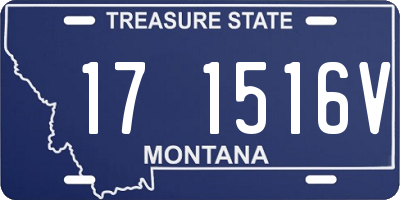 MT license plate 171516V