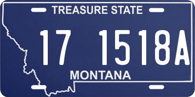 MT license plate 171518A
