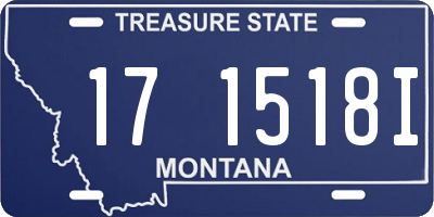 MT license plate 171518I