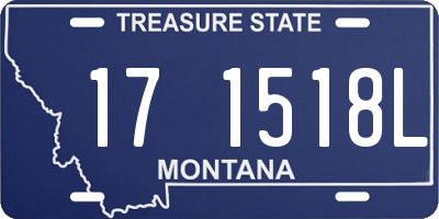 MT license plate 171518L