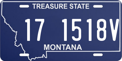 MT license plate 171518V