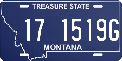 MT license plate 171519G