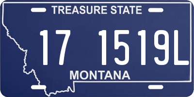 MT license plate 171519L