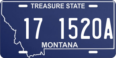 MT license plate 171520A