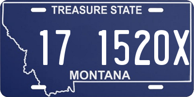 MT license plate 171520X