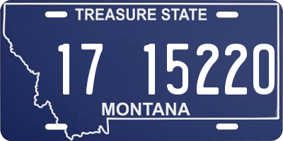 MT license plate 171522O
