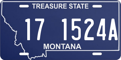 MT license plate 171524A
