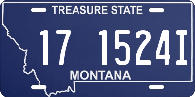 MT license plate 171524I