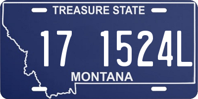 MT license plate 171524L