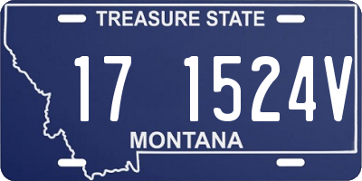 MT license plate 171524V