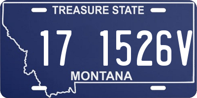 MT license plate 171526V