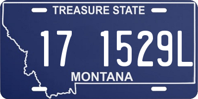 MT license plate 171529L