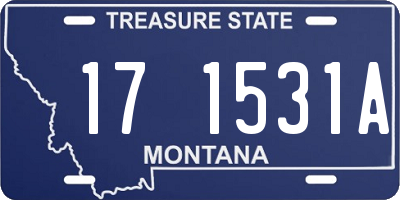 MT license plate 171531A