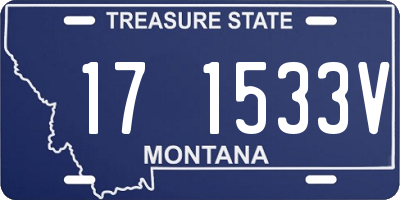 MT license plate 171533V