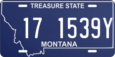 MT license plate 171539Y
